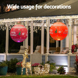 Jingle Jollys Christmas Inflatable Ball 60cm Led Illuminated Xmas Decoration Red - 45-Degree Angle