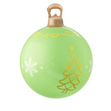 Jingle Jollys LED Light-Up Christmas Inflatable Bauble - 60cm Holiday Decor - Side View