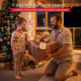 Jingle Jollys Christmas Inflatable Gingerbread Man Candy 3.2M Illuminated Decorations - Extra Image
