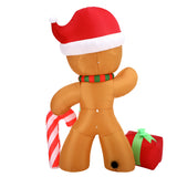 Tinseltown Christmas Inflatable Gingerbread Man with LED Lights - Extra Image