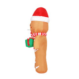 Jingle Jollys Christmas Inflatable Gingerbread Man 2.4M Illuminated Decorations - Top-Down View