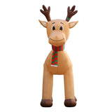Jingle Jollys Christmas Inflatable Reindeer 5M Illuminated Decorations - Side View