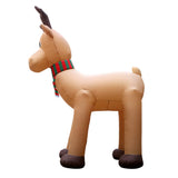 Jingle Jollys Christmas Inflatable Reindeer 5M Illuminated Decorations - Top-Down View