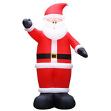 Jingle Jollys Christmas Inflatable Santa 5M Illuminated Decorations - Side View