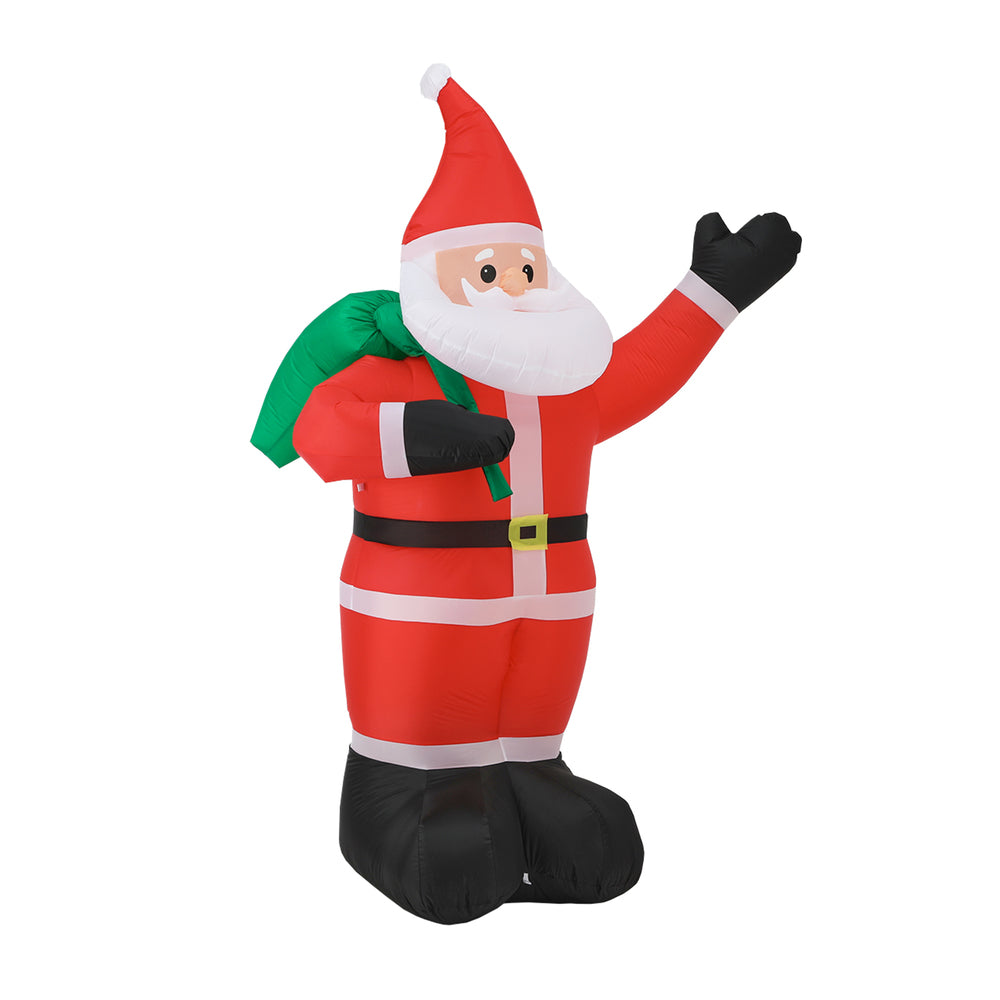 Tinseltown Christmas Santa Claus Inflatable with LED Lights