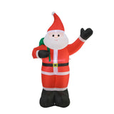 Tinseltown Christmas Santa Claus Inflatable with LED Lights - 45-Degree Angle