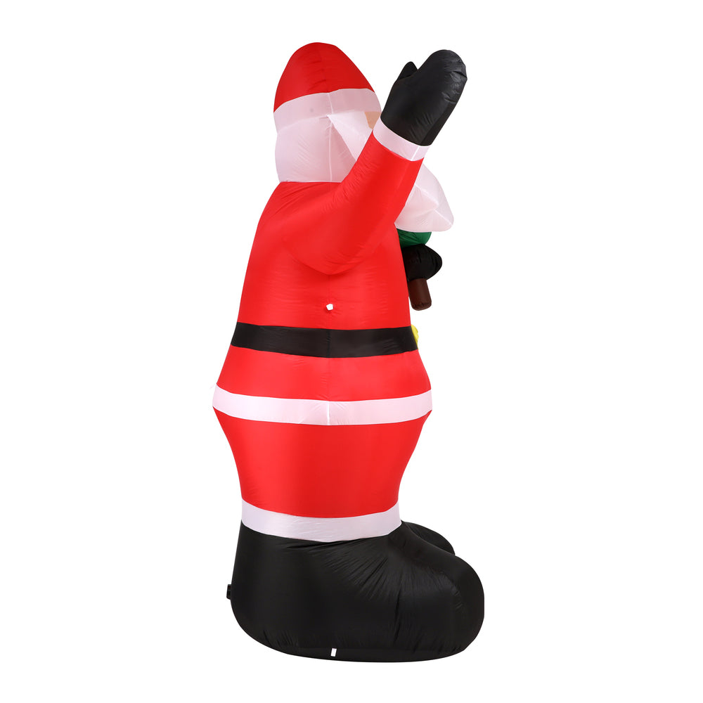 Tinseltown Christmas Inflatable Santa Claus with LED Lights 360cm