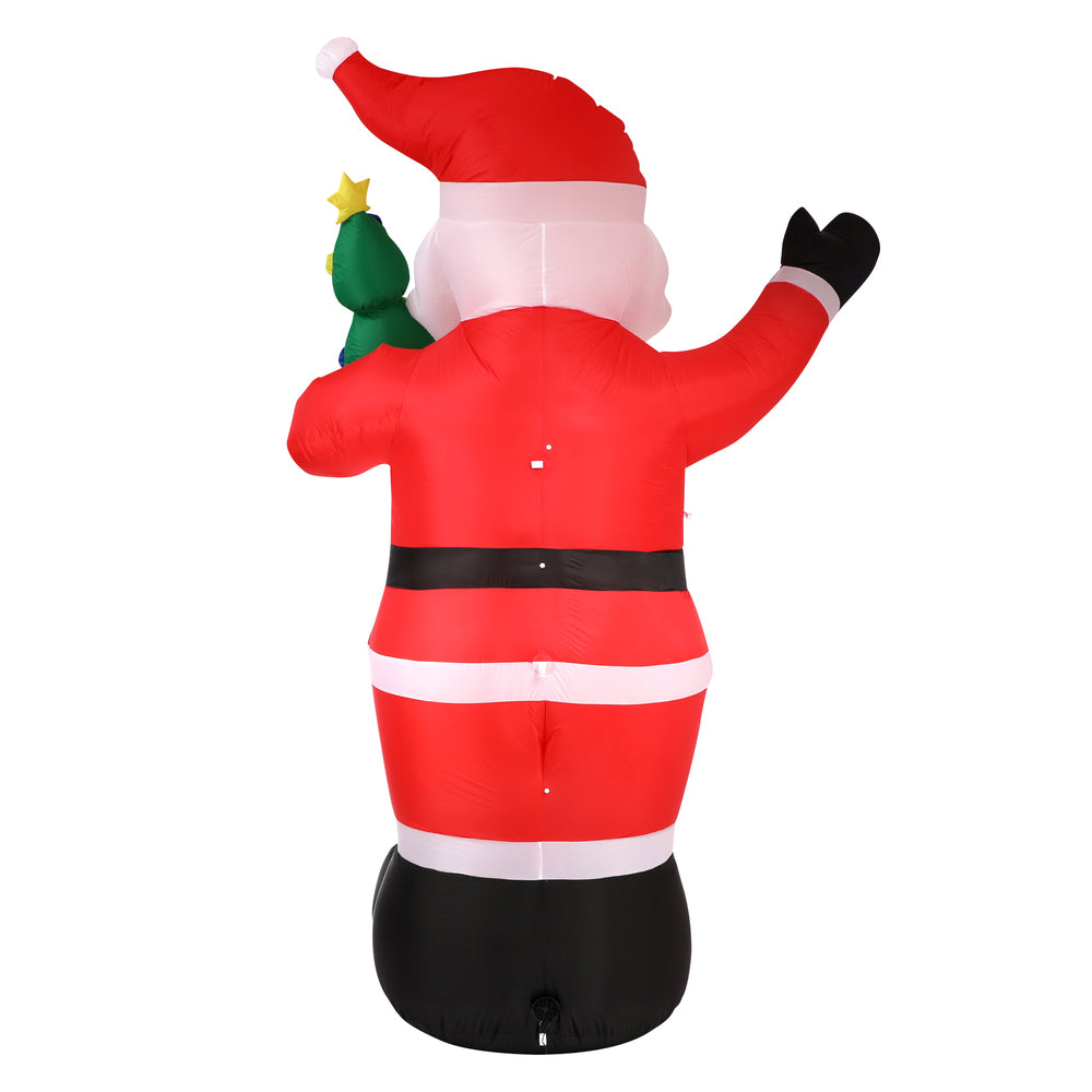 Tinseltown Christmas Inflatable Santa Claus with LED Lights 360cm