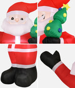Tinseltown Christmas Inflatable Santa Claus with LED Lights 360cm