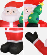 Tinseltown Christmas Inflatable Santa Claus with LED Lights 360cm - 45-Degree Angle