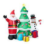 Tinseltown 2.4M Set of 3 Christmas Inflatable with LED Light