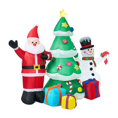 Tinseltown 2.4M Set of 3 Christmas Inflatable with LED Light