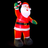 Giant Inflatable Santa Claus for Christmas - 3M LED Holiday Decoration