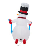 Tinseltown 1.8M Christmas Inflatable Snowman with LED Light - Side View