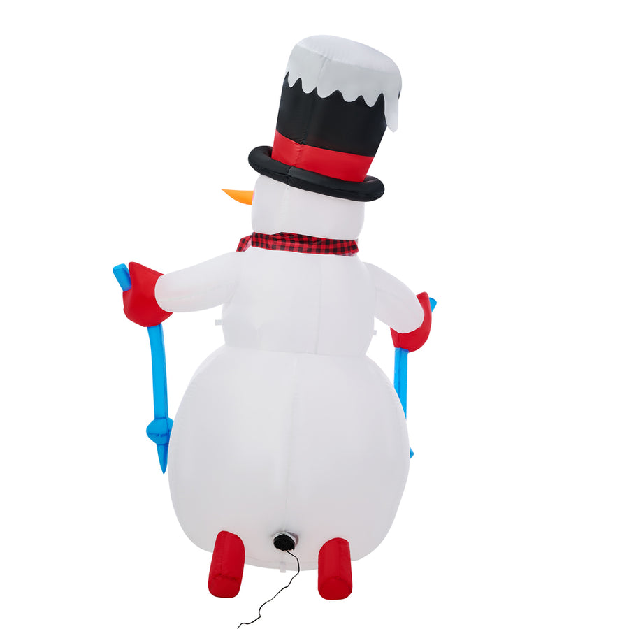 Tinseltown 1.8M Christmas Inflatable Snowman with LED Light