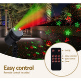 1X Projector Light Christmas Lights Laser Outdoor Decorations Jingle Jollys - Top-Down View