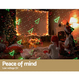 1X Projector Light Christmas Lights Laser Outdoor Decorations Jingle Jollys - Rear View