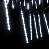 Jingle Jollys 7M Christmas Lights Shower Light 288 LED Icicle Falling Metor - Side View