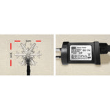 Jingle Jollys Christmas Lights 100 LED 10M String Light Snow Decorations - Rear View