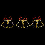 Tinseltown Christmas Light 3PCS Jingle Bell Set LED Motif Lights