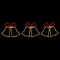 Tinseltown Christmas Light 3PCS Jingle Bell Set LED Motif Lights