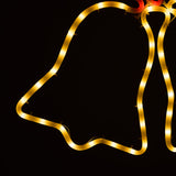Tinseltown Christmas Light 3PCS Jingle Bell Set LED Motif Lights - Rear View