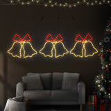 Tinseltown Christmas Light 3PCS Jingle Bell Set LED Motif Lights - Front View