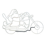 Tinseltown Christmas Lights Santa Motorbike LED Rope Lights Motifs