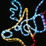 Tinseltown Christmas Light LED Motif Rope Lights Santa Claus