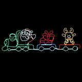 Tinseltown Christmas Light LED Motif Lights Santa Train 196cm