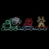 Tinseltown Christmas Light LED Motif Lights Santa Train 196cm