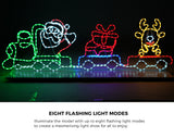 Tinseltown Christmas Light LED Motif Lights Santa Train 196cm