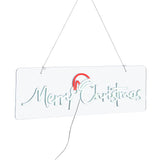 Tinseltown Merry Christmas Sign Light LED Motif Rope Lights 76cm - Front View
