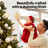 Jingle Jollys 125-Piece Holiday Ornament Collection for a Magical Christmas Tree - 45-Degree Angle