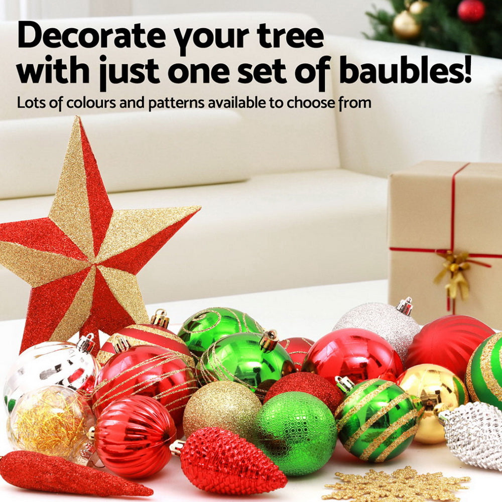 155-Piece Jingle Jollys Christmas Tree Ornament Set for Festive Decorating