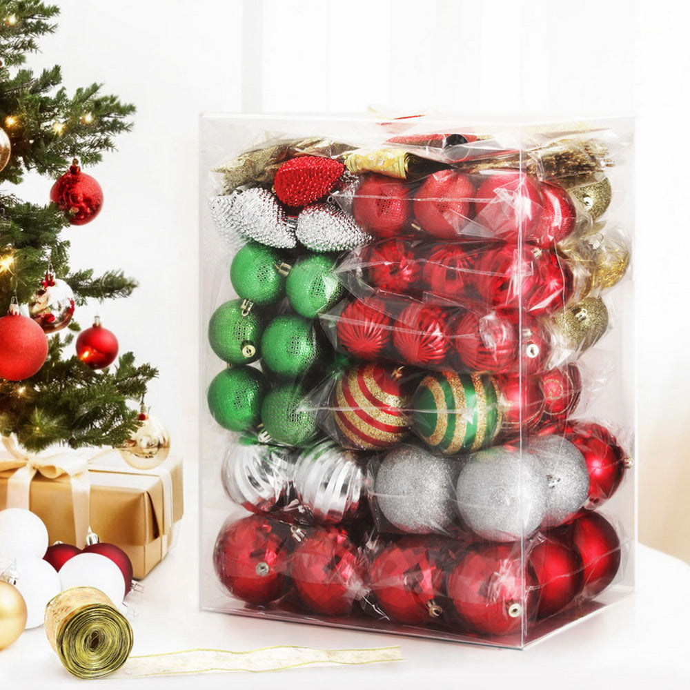 155-Piece Jingle Jollys Christmas Tree Ornament Set for Festive Decorating