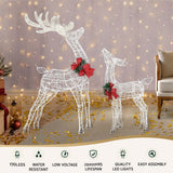 170 LED Jingle Jollys Reindeer Fairy Lights - 2 Pack Christmas Decor