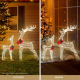 170 LED Jingle Jollys Reindeer Fairy Lights - 2 Pack Christmas Decor