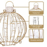 3-Piece 360 LED Jingle Jollys Christmas Fairy Light Ball Set