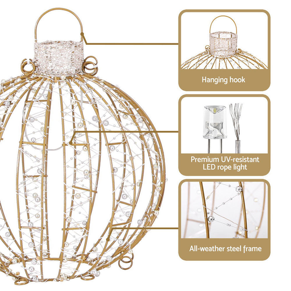 3-Piece 360 LED Jingle Jollys Christmas Fairy Light Ball Set