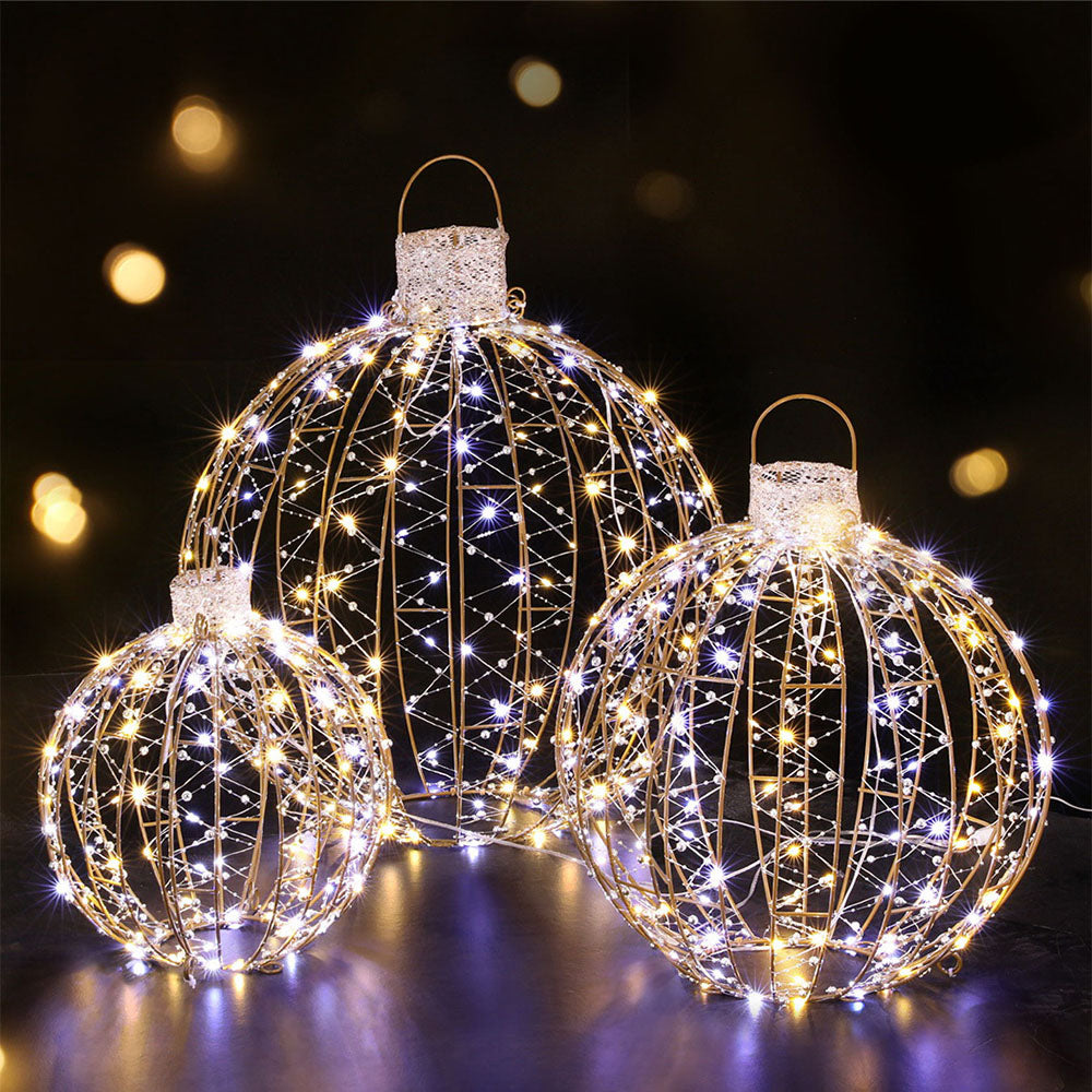 3-Piece 360 LED Jingle Jollys Christmas Fairy Light Ball Set