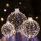 3-Piece 360 LED Jingle Jollys Christmas Fairy Light Ball Set - Close-Up Angle