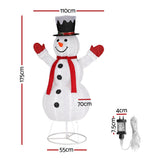 Enchanting 1.7M LED Fairy Light Snowman Decorations for a Joyful Christmas