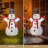 Enchanting 1.7M LED Fairy Light Snowman Decorations for a Joyful Christmas
