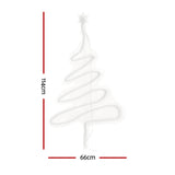 Jingle Jollys Christmas Lights 114cm Fairy Light Green Tree Decorations - Front View