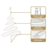 Jingle Jollys Christmas Lights 114cm Fairy Light Green Tree Decorations - Top-Down View