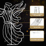 1.44M Christmas Lights Motif 504 LED Rope Light Outdoor Decoration Jingle Jollys - Rear View