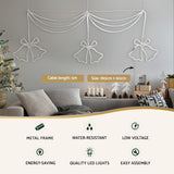 1.8M Christmas Lights 288 LED Bell Motif Light Decorations Jingle Jollys - Top-Down View
