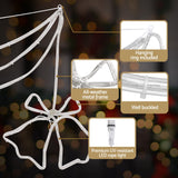 1.8M Christmas Lights 288 LED Bell Motif Light Decorations Jingle Jollys - Rear View
