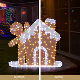 330 LED Christmas Lights Gingerbread Motif Fairy Light Decoration Jingle Jollys - 45-Degree Angle